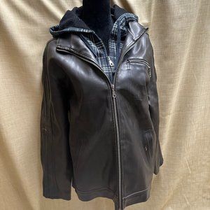 Heavy Faux Leather Jacket